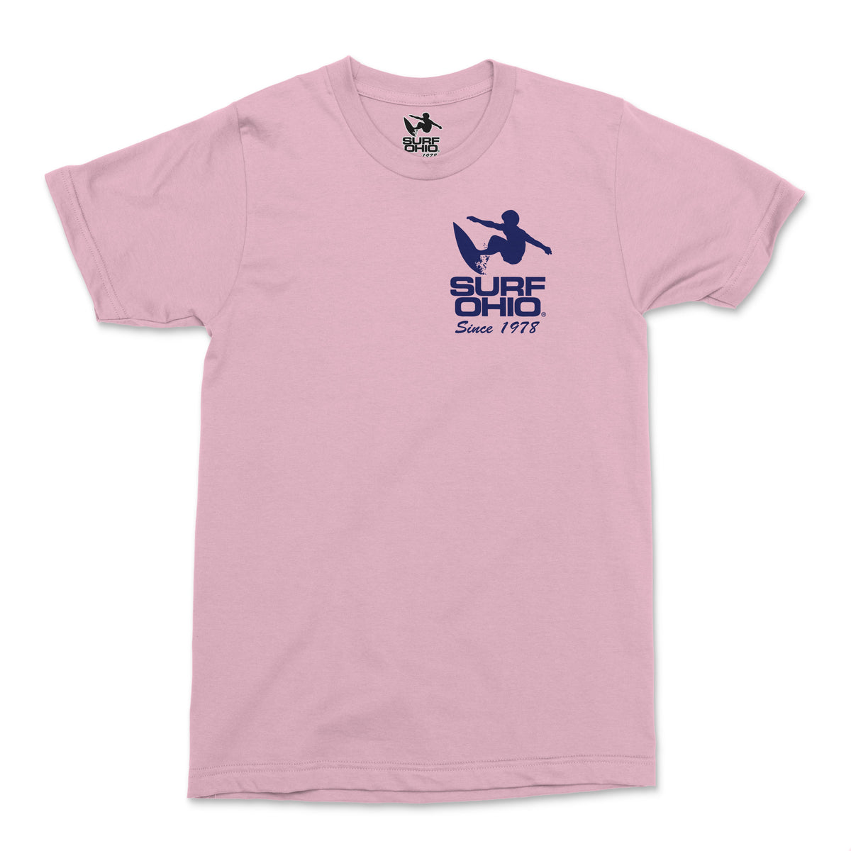 1980 Surf Ohio® Pink Tide - Olentangy River (Columbus) Tee Classic Fit