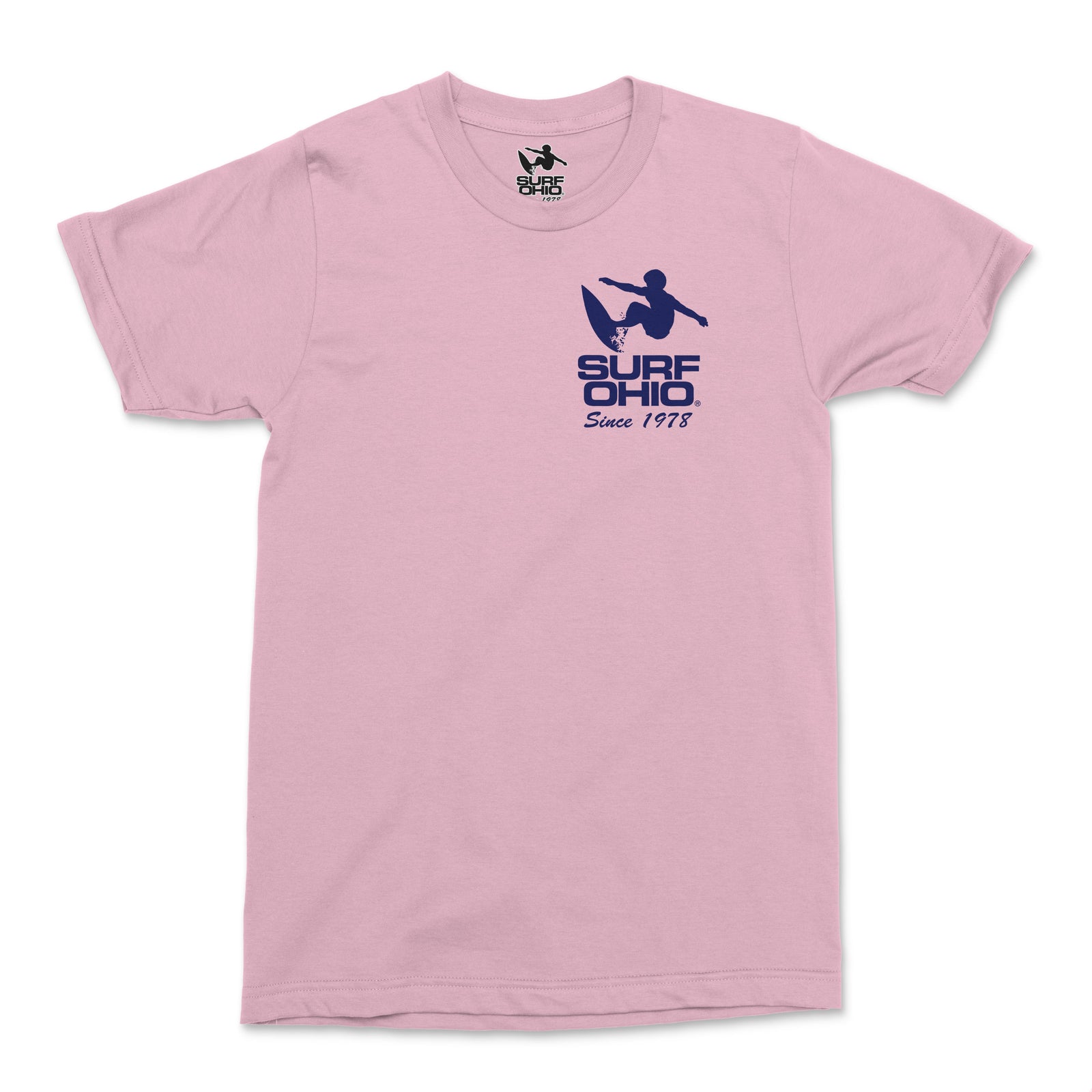 1980 Surf Ohio® Pink Tide - Olentangy River (Columbus) Tee Classic Fit