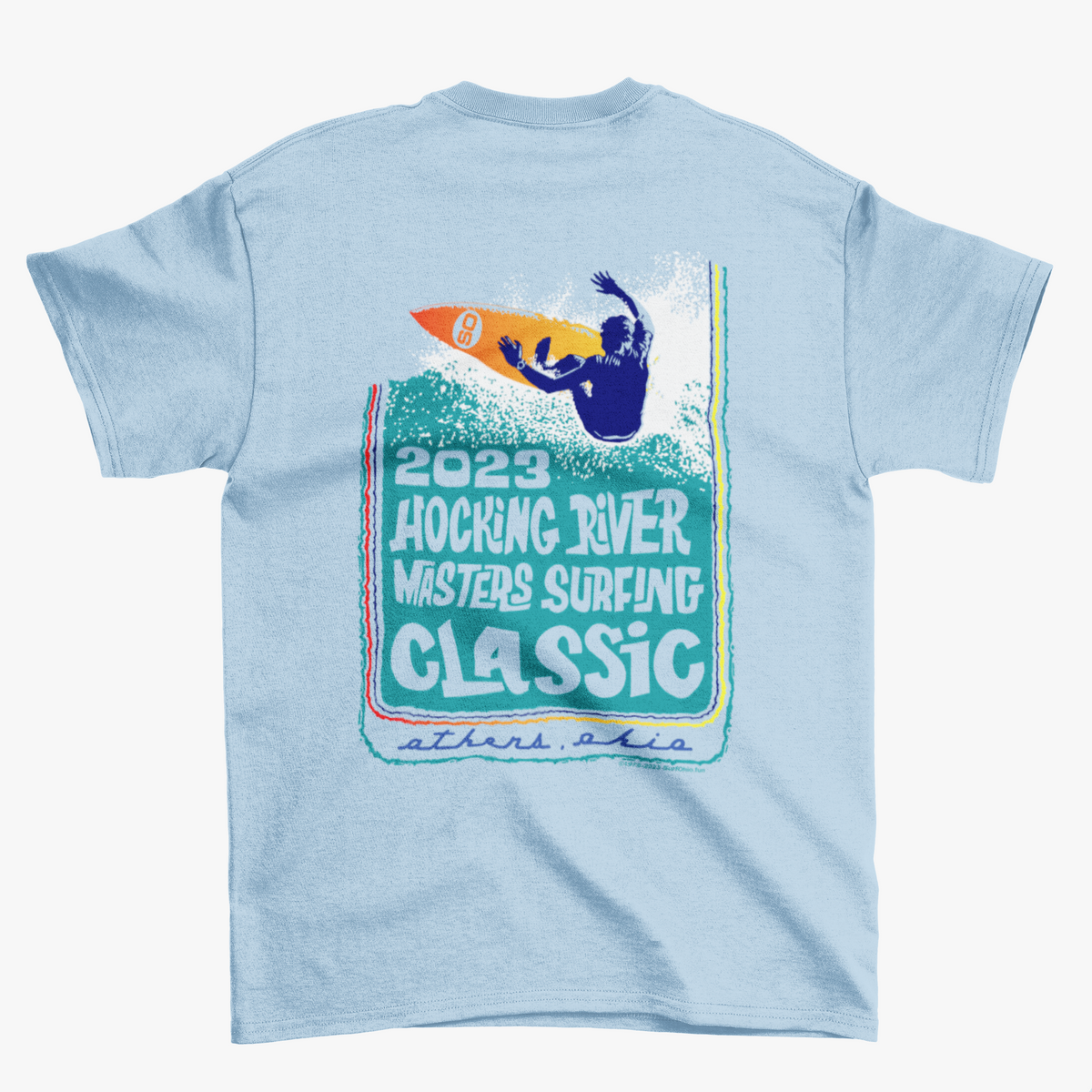 Surf Ohio® 45th Anniversary T-Shirt - Hocking | Athens, Ohio | 100% Cotton