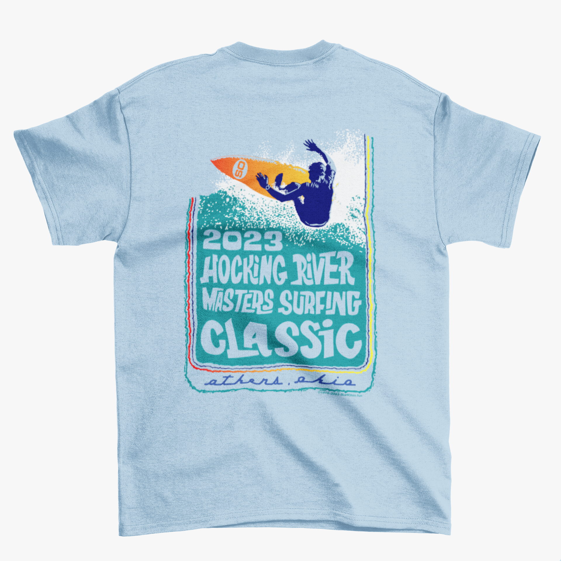 Surf Ohio® 45th Anniversary T-Shirt - Hocking | Athens, Ohio | 100% Cotton