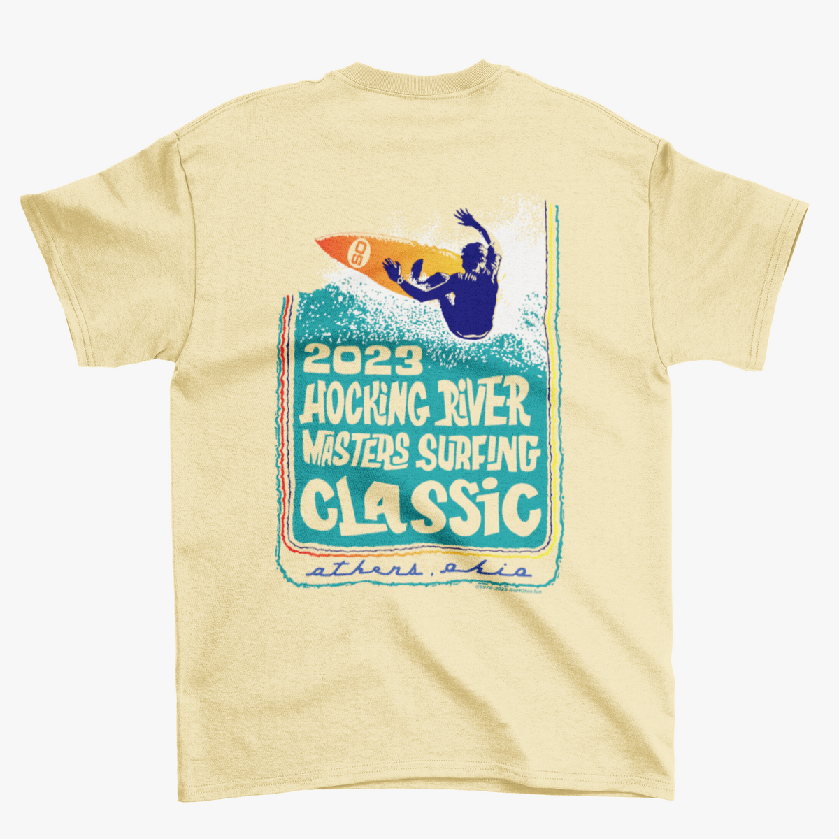 Surf Ohio® 45th Anniversary T-Shirt - Hocking | Athens, Ohio | 100% Cotton