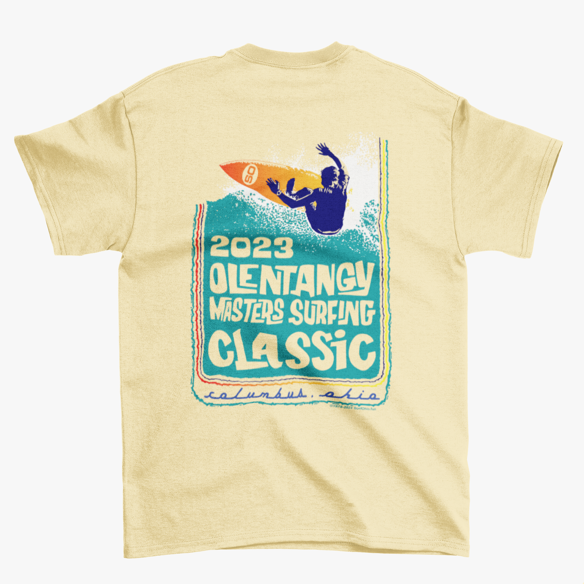 Surf Ohio® 45th Anniversary T-Shirt - Olentangy | Columbus, Ohio | 100% Cotton