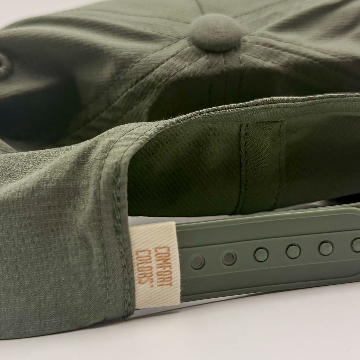 Olive Surf Ohio rope hat, Comfort Colors snapback closure