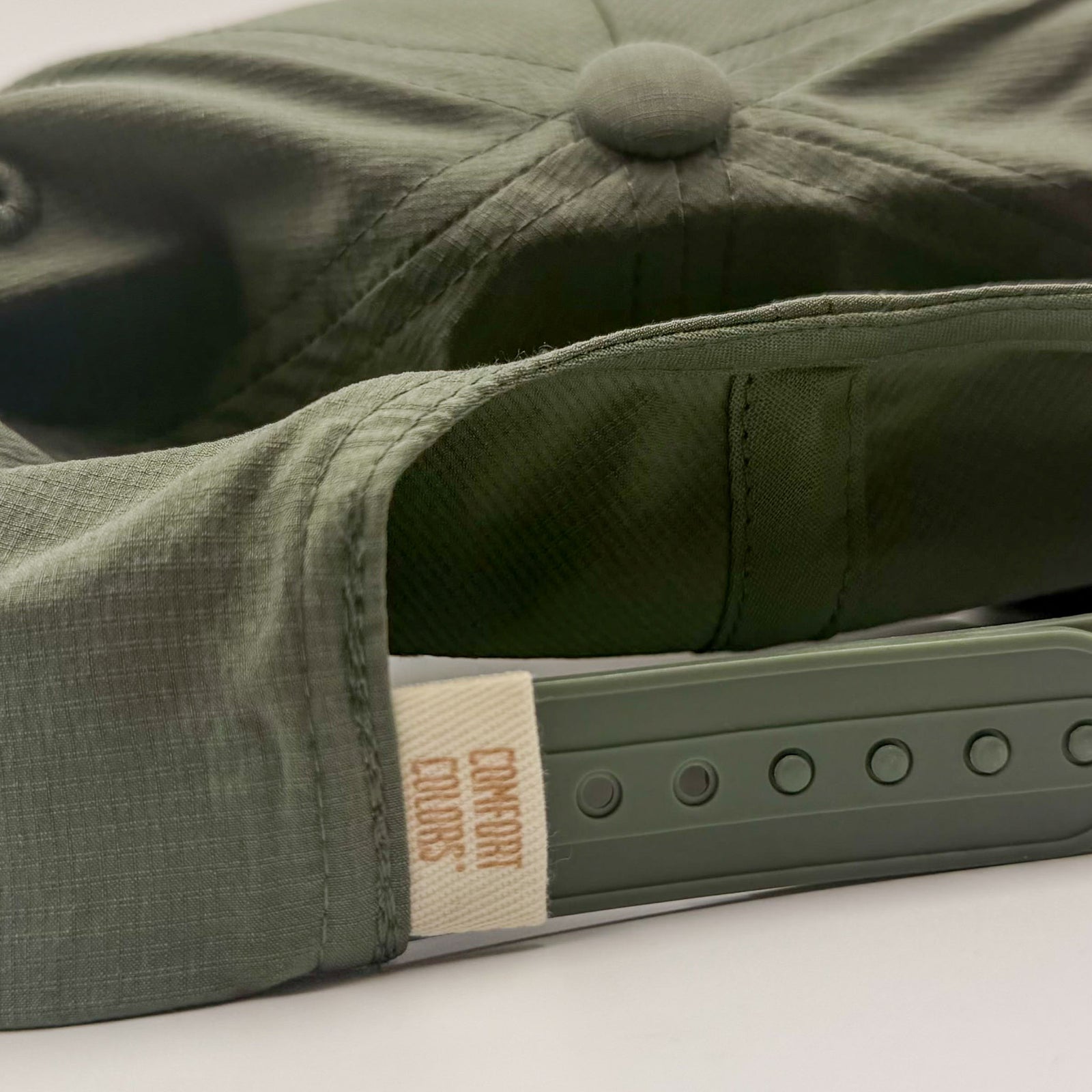 Olive Surf Ohio rope hat, Comfort Colors snapback closure