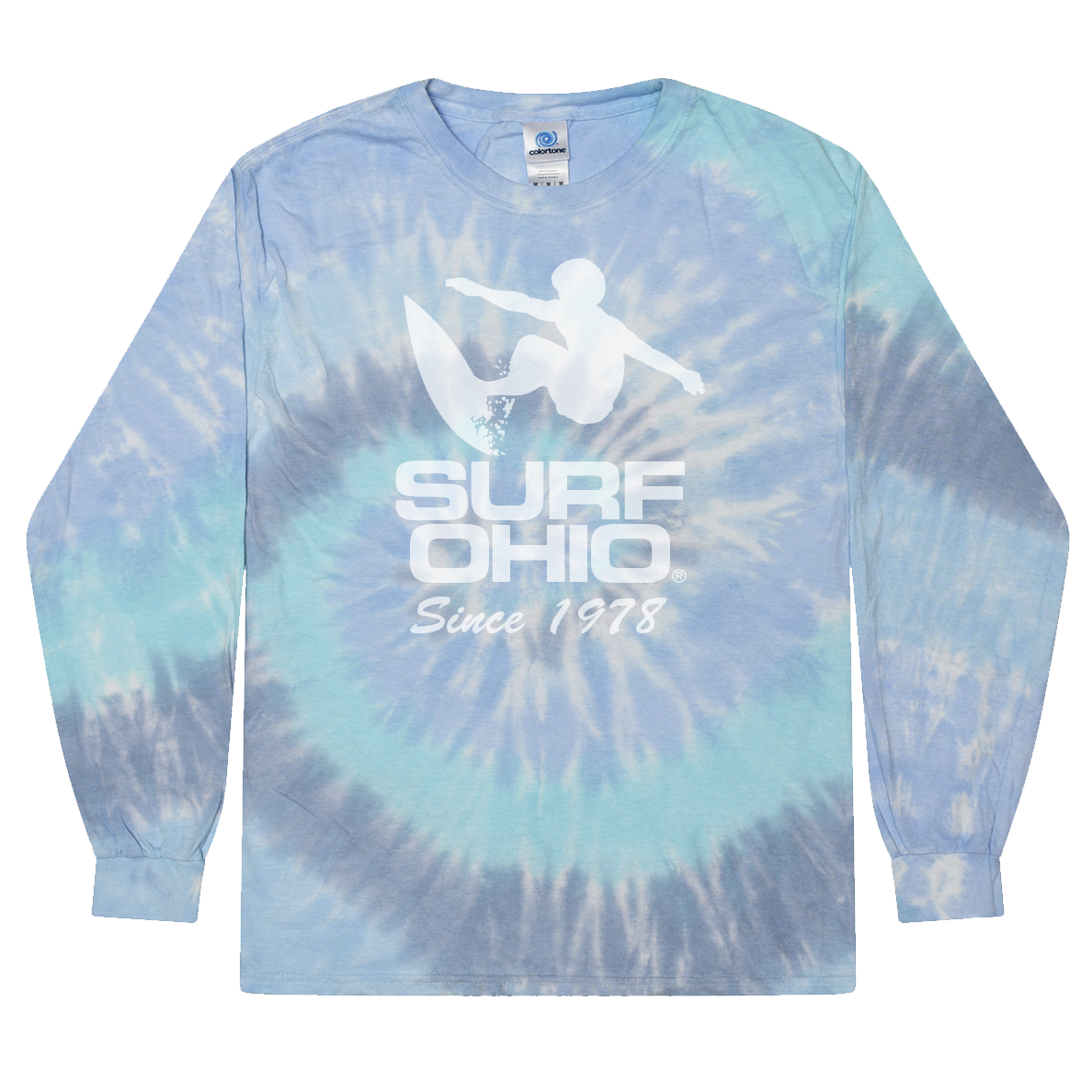 Surf Ohio® Lagoon Tye-Dye Long Sleeve Tee