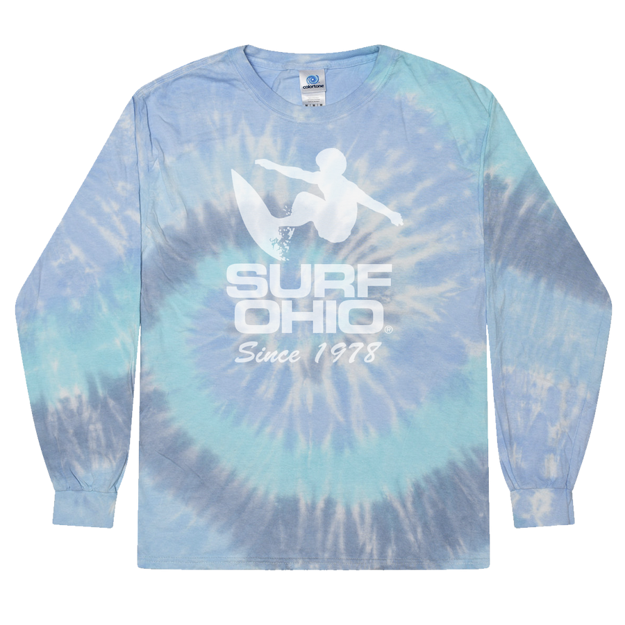 Surf Ohio® Lagoon Tye-Dye Long Sleeve Tee